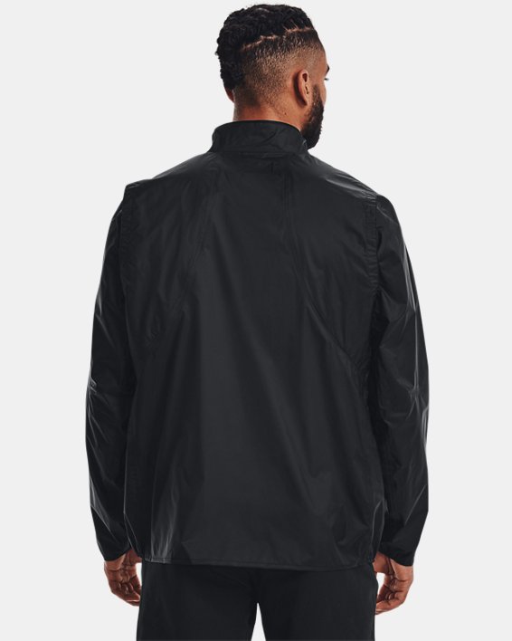 Men's UA Stormproof Repel Golf Rain Jacket, Black, pdpMainDesktop image number 1
